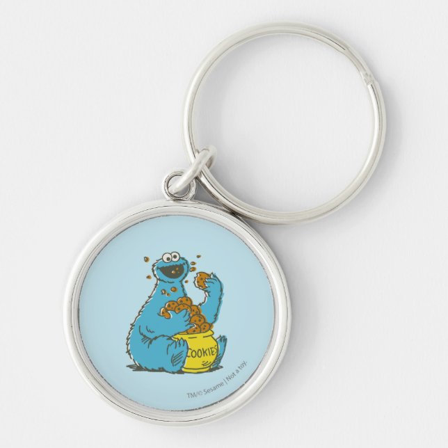 Llavero Cookie Monster Vintage (Frente)