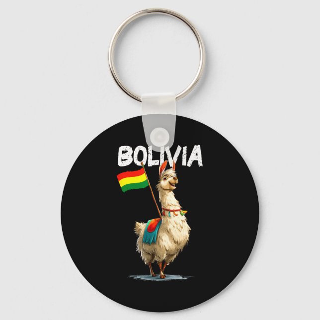 Llavero Cool Bolivian Llama Costume For Bolivia Lovers  (Anverso)