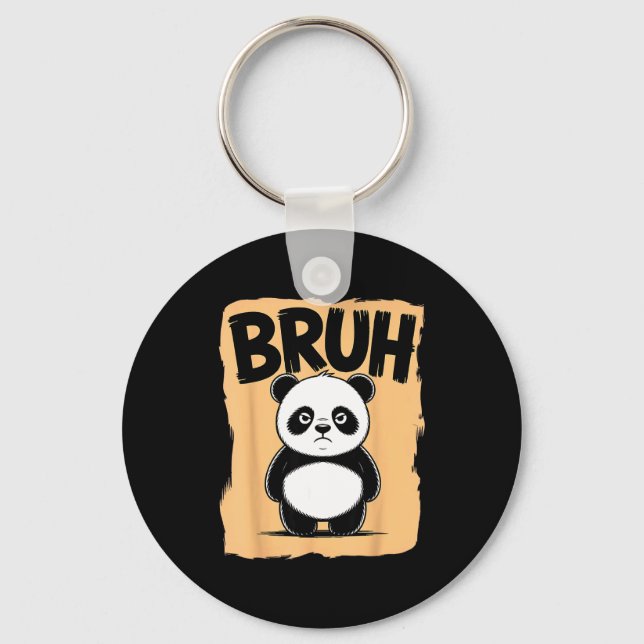 Llavero Cool Bruh Panda Men Women Kids Teens Funny Bruh Pa (Anverso)