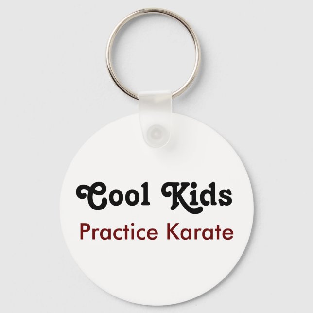 Llavero Cool Kids Practice Karate (Anverso)