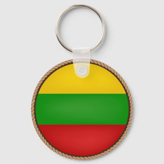 Llavero Cool Lithuania Flag Seal (Anverso)