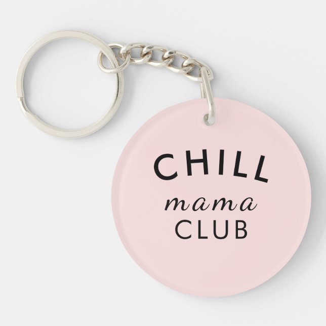Llavero Cool Mama Club | Pink Mother's Day Gift Accessory (Frente)