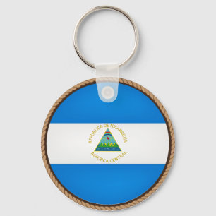 Llavero Cool Nicaragua Flag Seal