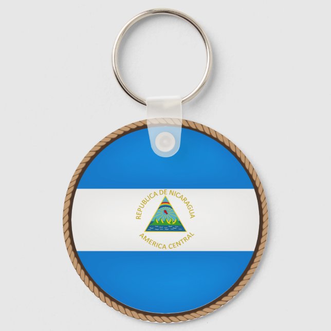 Llavero Cool Nicaragua Flag Seal (Anverso)