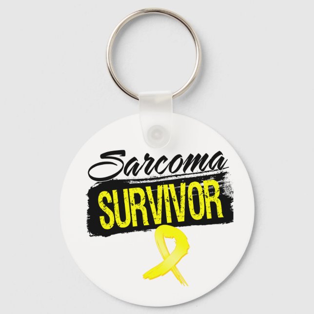 Llavero Cool Sarcoma Survivor (Anverso)
