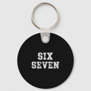 Llavero Cool Six Seven Número Gen Alpha Slang 6 7 Tendenci