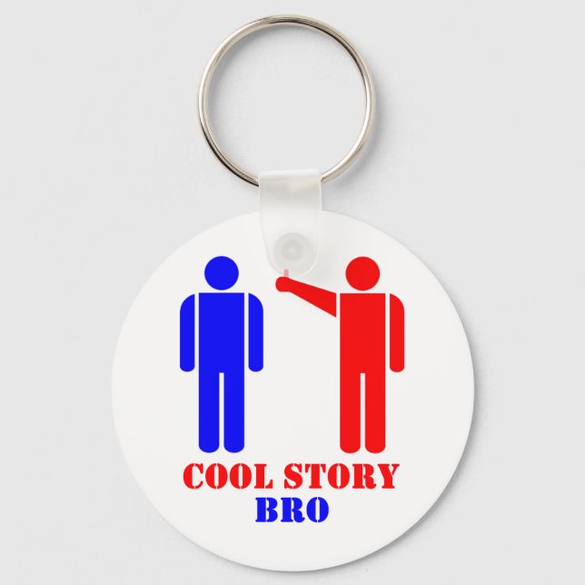 Llavero Cool Story Bro Ism (Anverso)