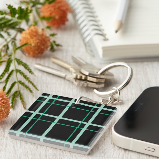 Llavero Cool Striped Pattern (Frente Derecha)