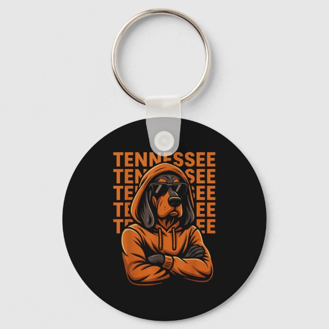 Llavero Cool Tennessee Dog Lovers Coonhound Men Women Kids (Anverso)