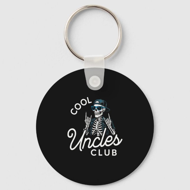 Llavero Cool Uncles Club Shirt Funny Skeleton Men Uncle  (Anverso)