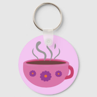 Llavero Copa caliente de café