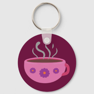 Llavero Copa caliente de café