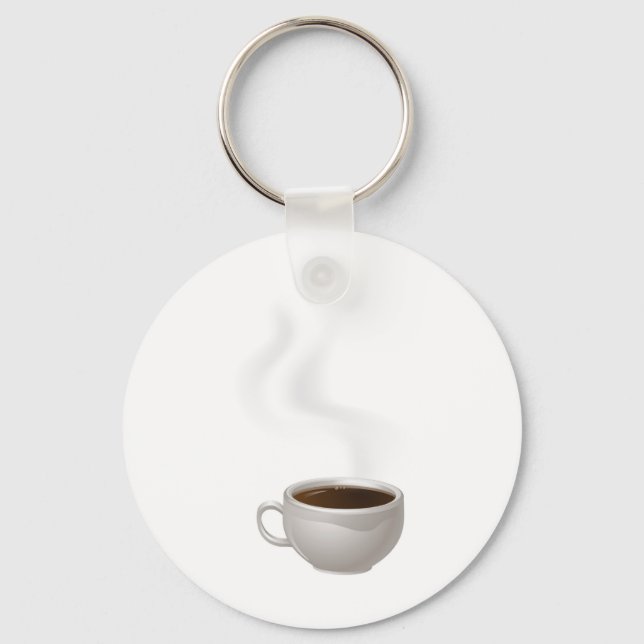 Llavero Copa de Coffee al vapor (Anverso)