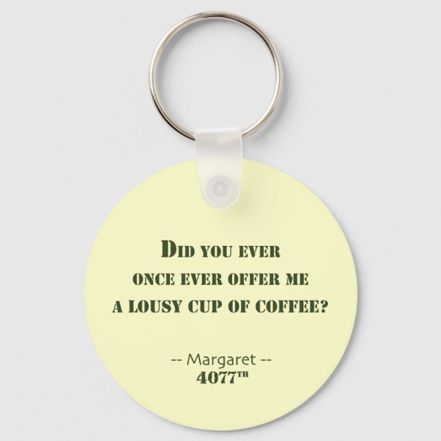 Llavero Copa Mal de Café (Anverso)