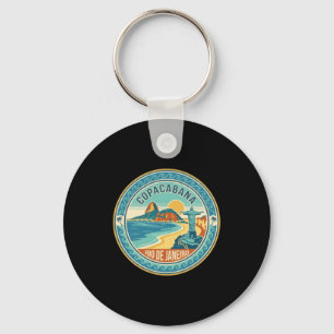 Llavero Copacabana Río de Janeiro Brasil Playa Retro