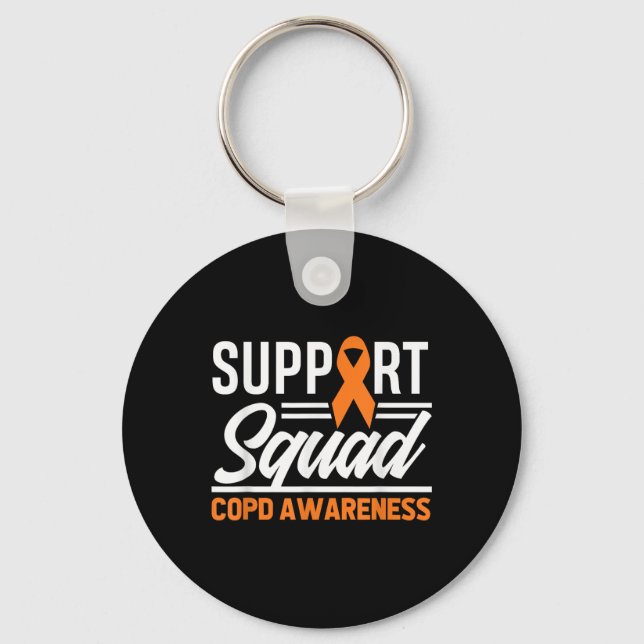 Llavero Copd Warrior Support Squad Copd Awareness (Anverso)