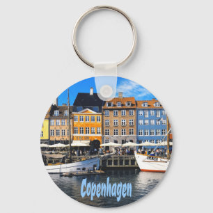 Llavero Copenhague Capital Dinamarca Hogares del Canal Nyh
