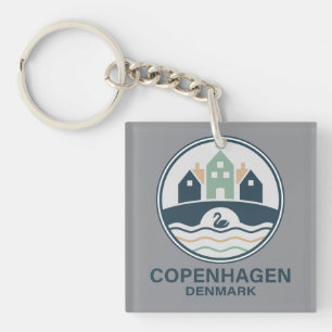 Llavero Copenhague Dinamarca Europa