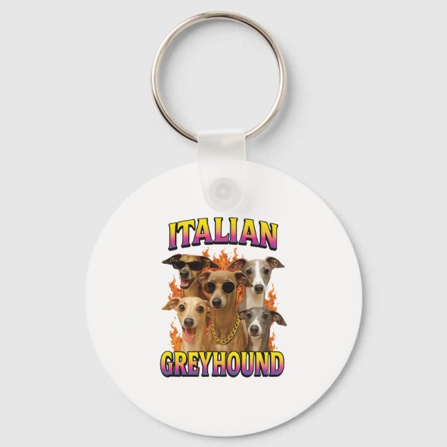 Llavero Copia de Galgo Italiano (Anverso)