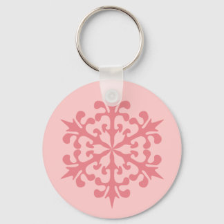 Llavero Copo de Nieve Rosa