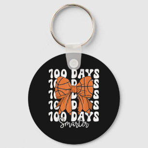Llavero Coqueta de básquetbol más inteligente de 100 días