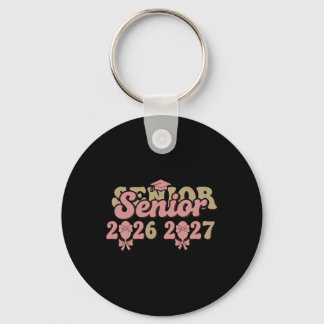 Llavero Coqueta Lazo Rosa Senior 2026 2027 Graduación _3 