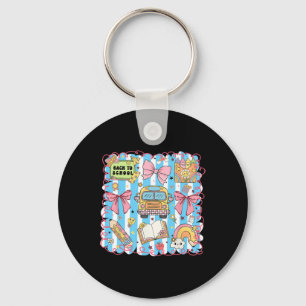 Llavero Coquette Bow Cute School Bus Girly Student De Vuel