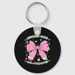 Llavero Coquette Bow Pencil Kindergarten de vuelta a la es