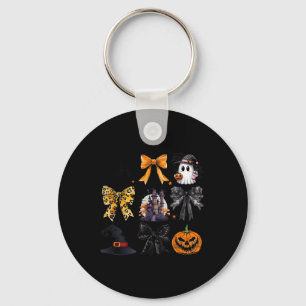 Llavero Coquette Bows Ghost Pumpkin Witch Spookone Season 