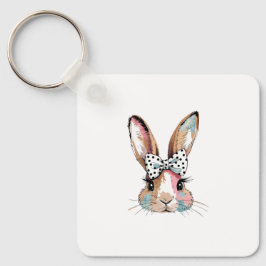 Llavero Coquette Bunny Bow Easter Keychain - Cute & Moda!