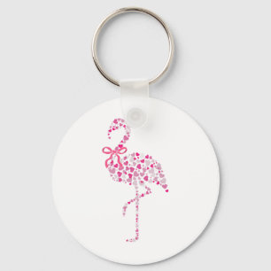 Llavero Coquette Flamingo Día de San Valentín Rosa Cute Co