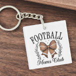 Llavero Coquette Game Day Football Moms Club<br><div class="desc">Cláusula del Club Moms de Fútbol Coquette Game Day</div>