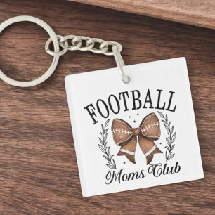 Llavero Coquette Game Day Football Moms Club