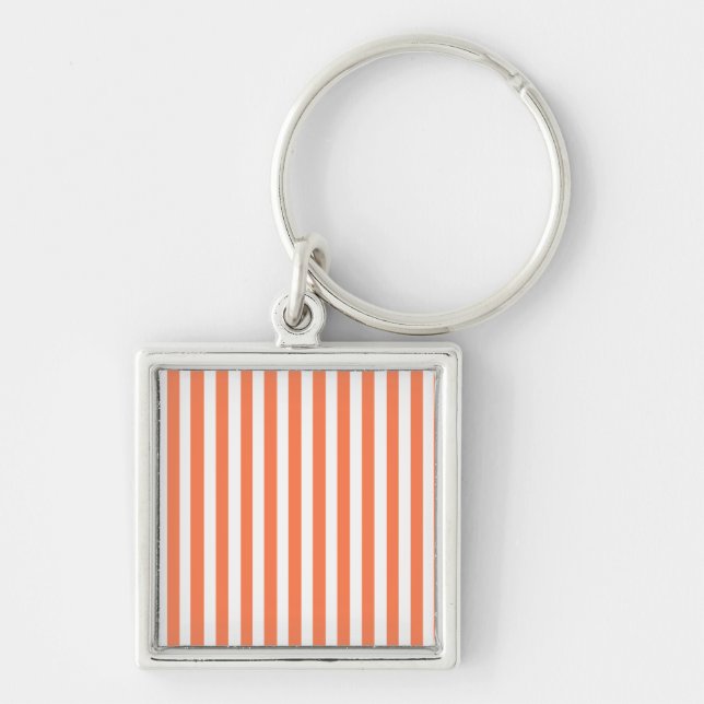 Llavero Coral Modern Stripes (Frente)