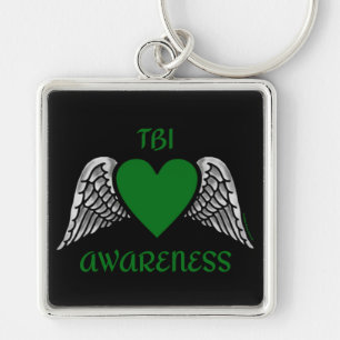 Llavero Corazón/Alas...Cadena de claves TBI