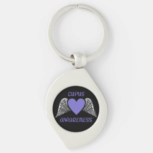 Llavero Corazón/Alas...Lupus Keychain