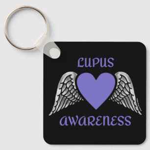Llavero Corazón/Alas...Lupus Keychain