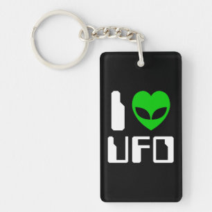 Llavero Corazón Alien UFO