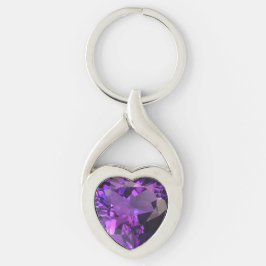 Llavero Corazón Amethyst
