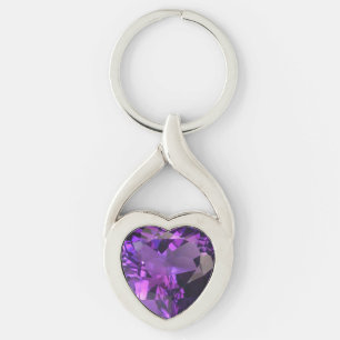 Llavero Corazón Amethyst