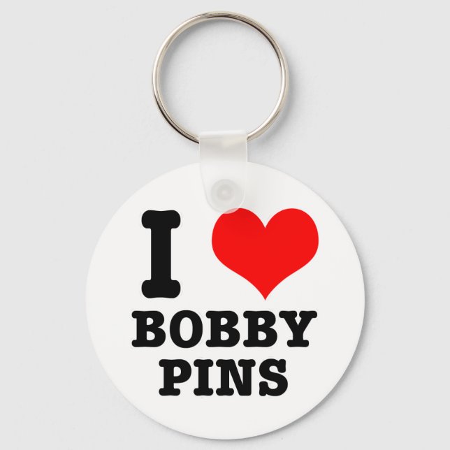 LLAVERO CORAZÓN (AMOR) BOBBY PINS (Anverso)