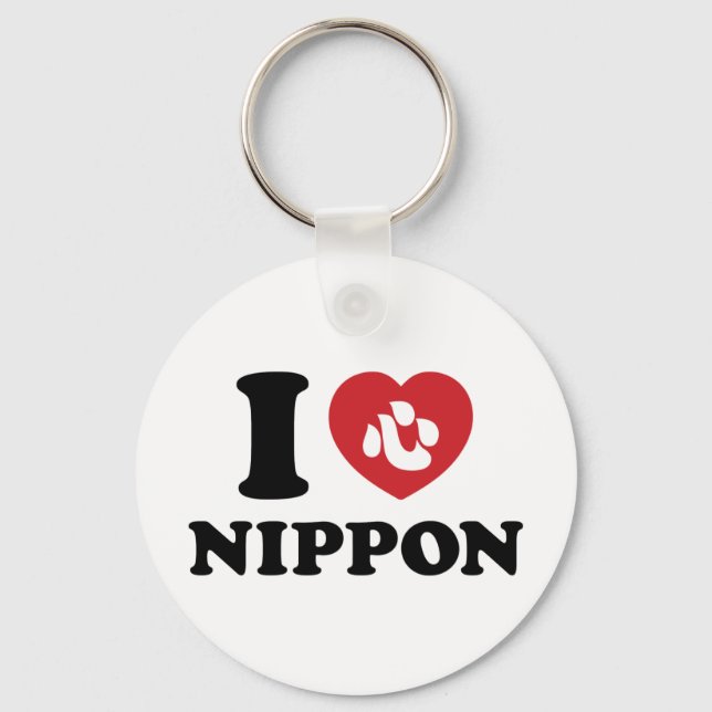 LLAVERO CORAZÓN [AMOR] NIPPON KEYCHAIN (Anverso)