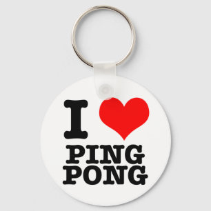 LLAVERO CORAZÓN (AMOR) PING PONG