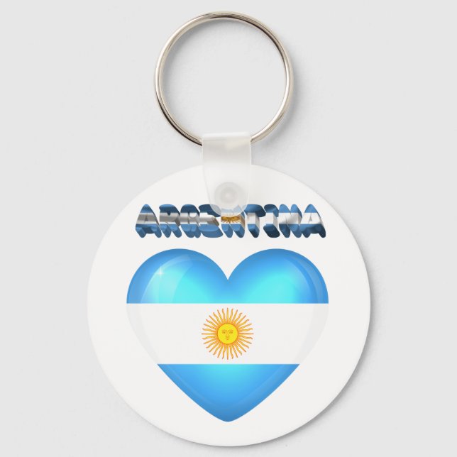 Llavero Corazón argentino (Anverso)