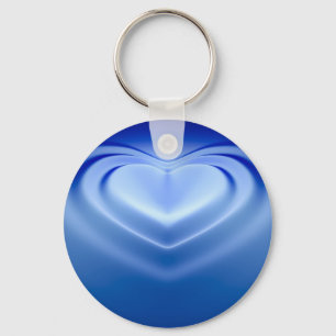 Llavero Corazón azul