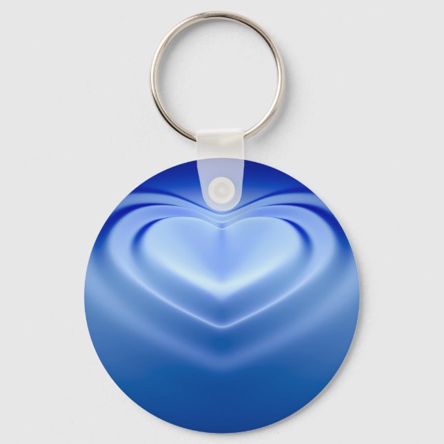 Llavero Corazón azul (Anverso)