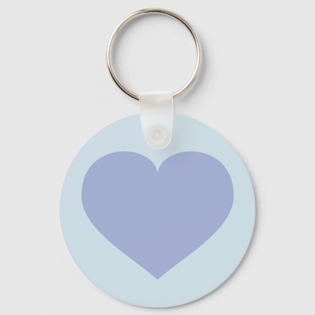 Llavero Corazón azul (Anverso)