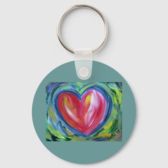 Llavero Corazón con esperanza Keychain (Anverso)