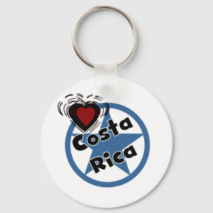 Llavero Corazón Costa Rica