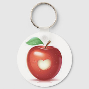 Llavero Corazón de Apple